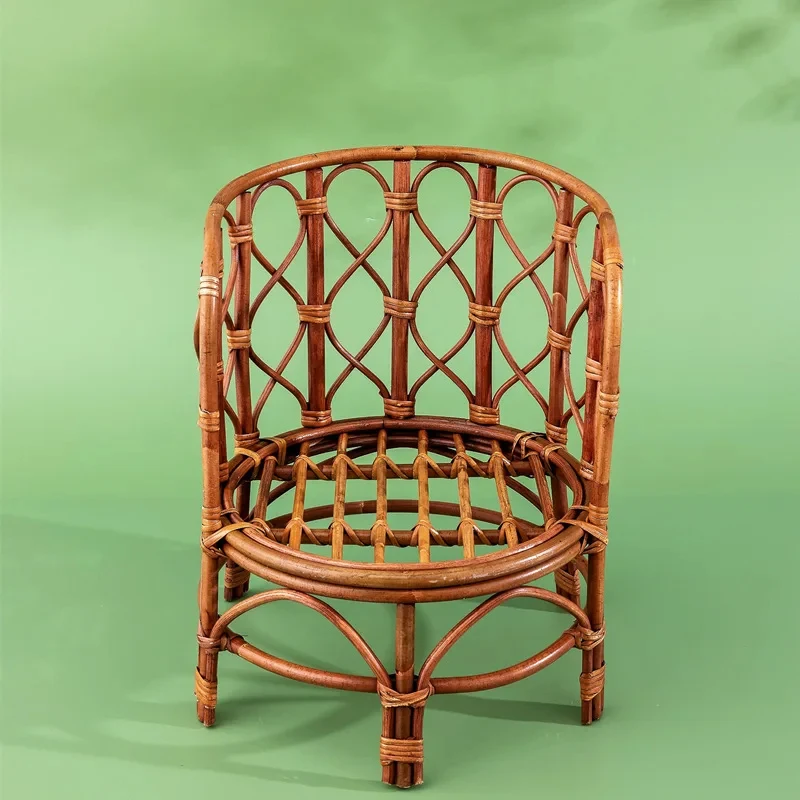 Accessoires de photographie pour nouveau-nés, lit, chaise de bébé, panier rétro CPull, meubles de pose, studio