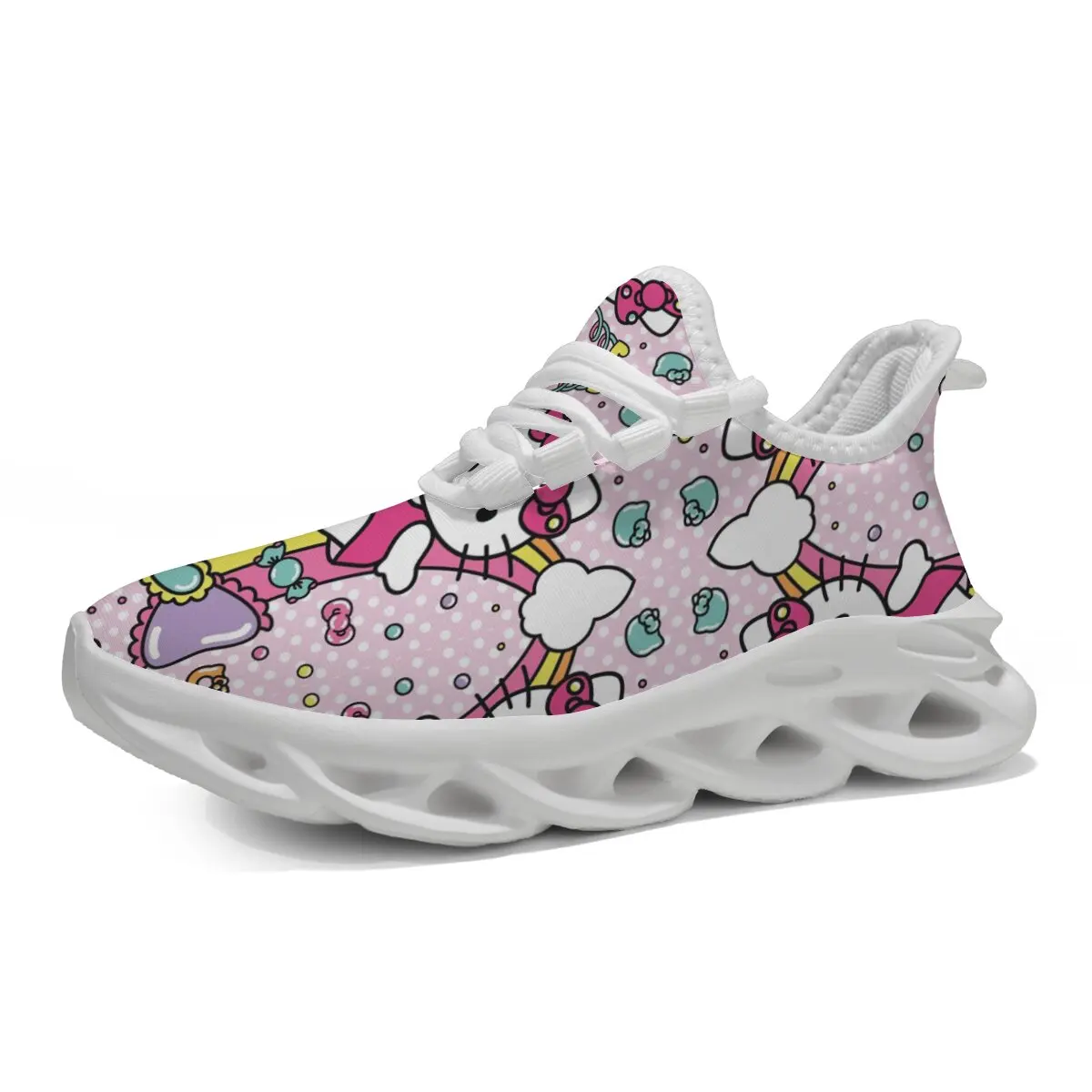 Baskets enfants Hello Kitty chaussures sport motifs colorés semelle amortie respirantes usage décontracté styl
