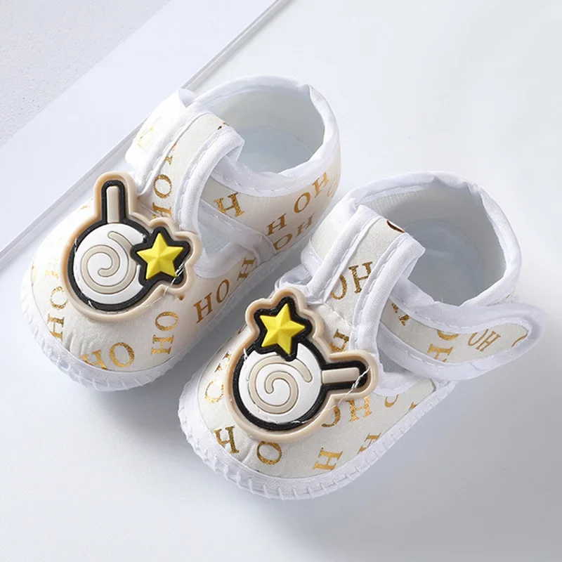 Chaussures bébé coton broderie florale premiers marcheurs nouveauné confortable et élégante pour garçon et fil