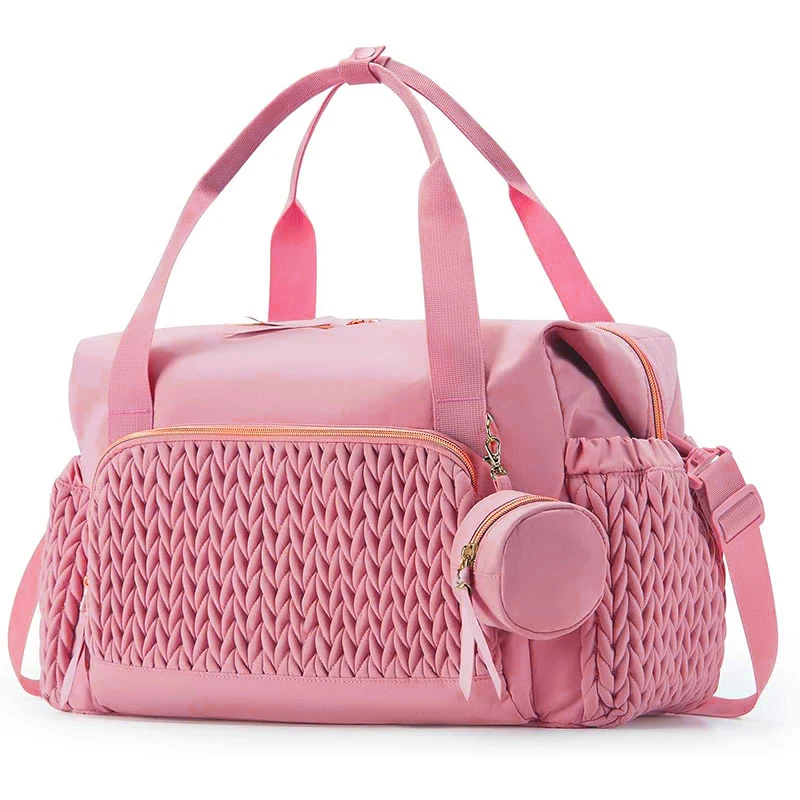 Sac à couches suspendu poussette bébé sac dos grande capacité tapis à langer détachable sac allaitement pratiq