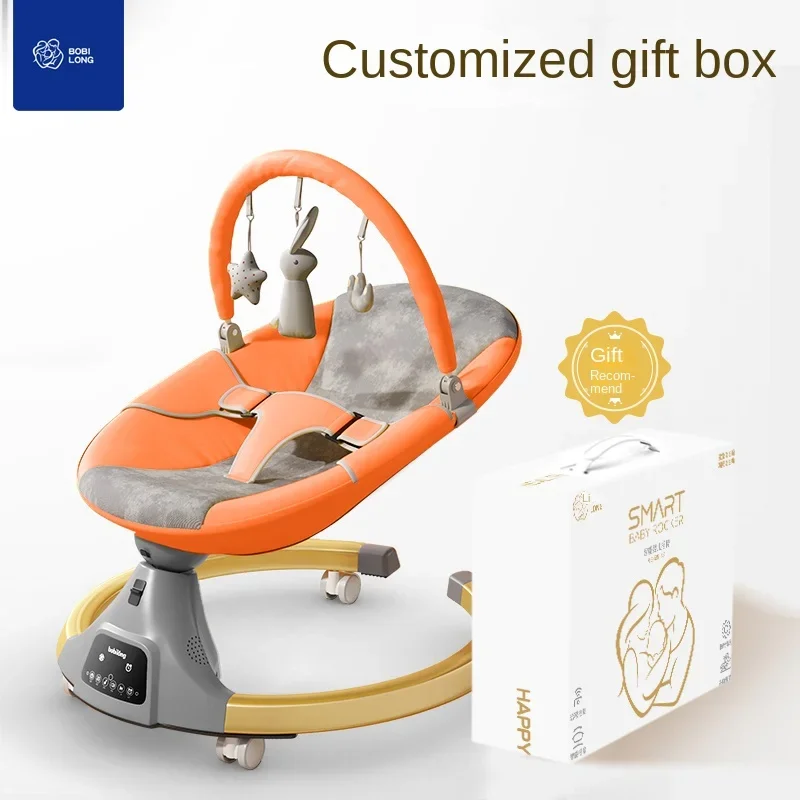 Transat bébé chaise berçante assise confortable jouets suspendus douillet ergonomique Sécurité renforcée pouss