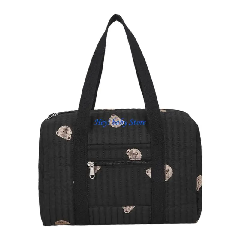 Sac à langer fourretout moderne pour bébé portage bébé style ludique avec motifs ours fermeture éclair dimensi