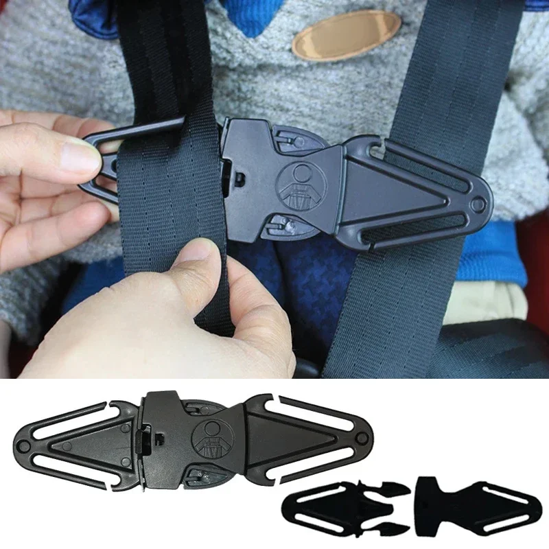 Ceinture de sécurité voiture enfant clip épaule fixation boucle ajustement poussette bébé accessoire verrouill
