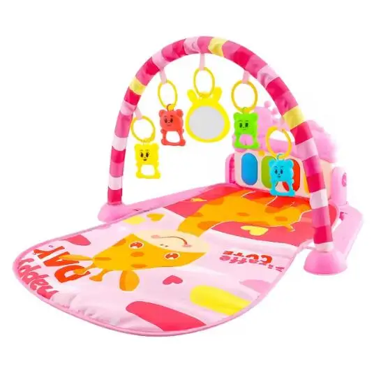 Tapis d'activité bébé support de gymnastique aire de jeux pédale musicale piano jouet cadeau bébé 036 mois tap