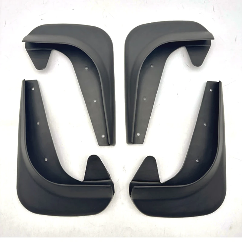 4 pièces gardeboue universel voiture plastique durable noir avant arrière protection roues extérieur design mo