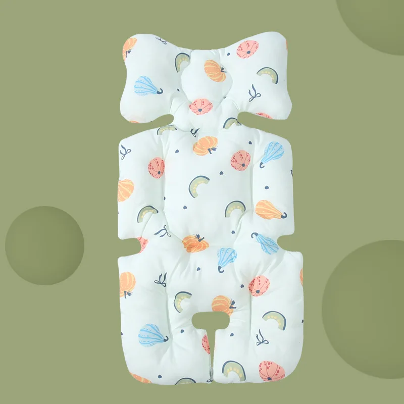Coussin de soutien bébé en coton doux ergonomique motifs colorés pour siège auto et poussette