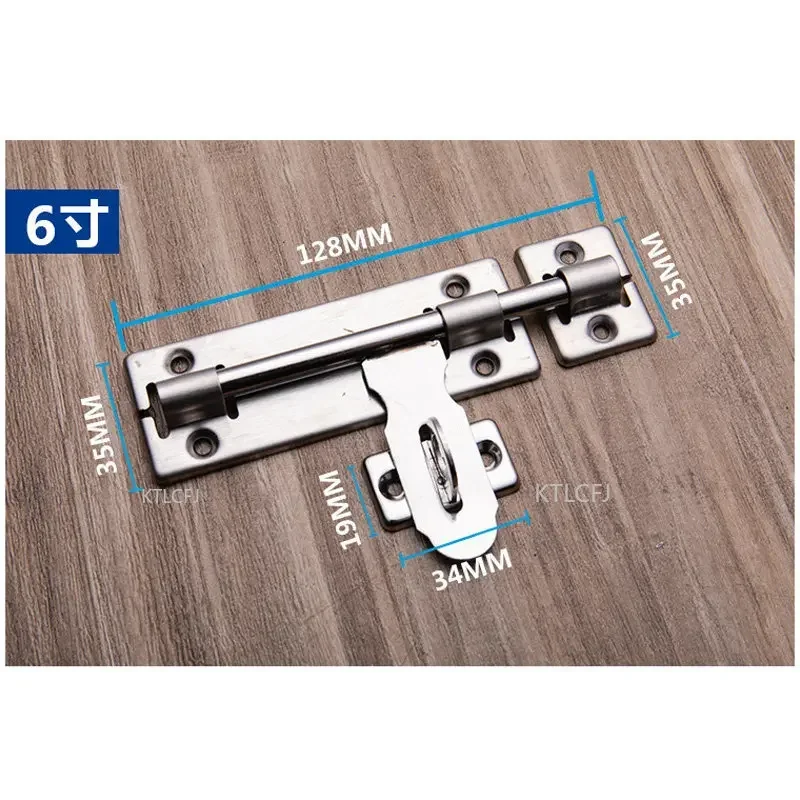 Charlière sécurité acier inoxydable 128mm portes clôtures garage