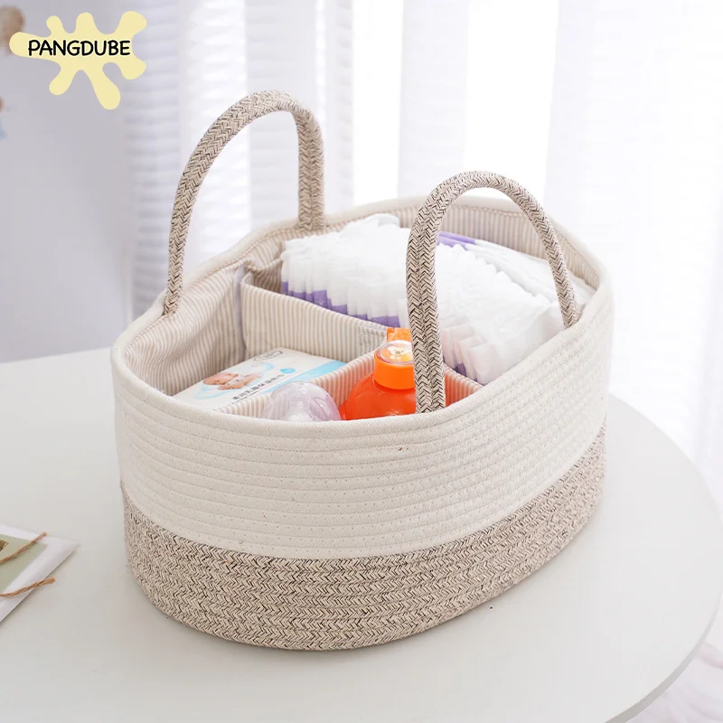 PANGDUBE Organisateur de caddie à couches pliable – Sac de rangement portable pour bébé pour empileurs et cadd