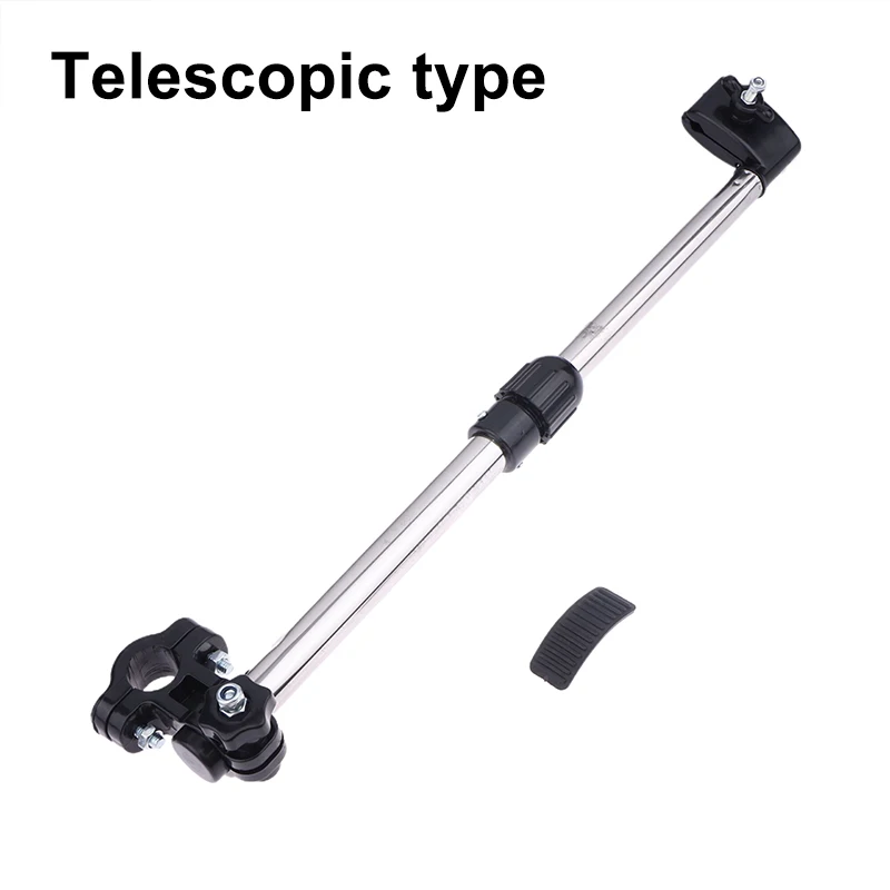Support télescopique métalplastique fixation ajustable pour appareils accessoire versatile pour vélo poussette