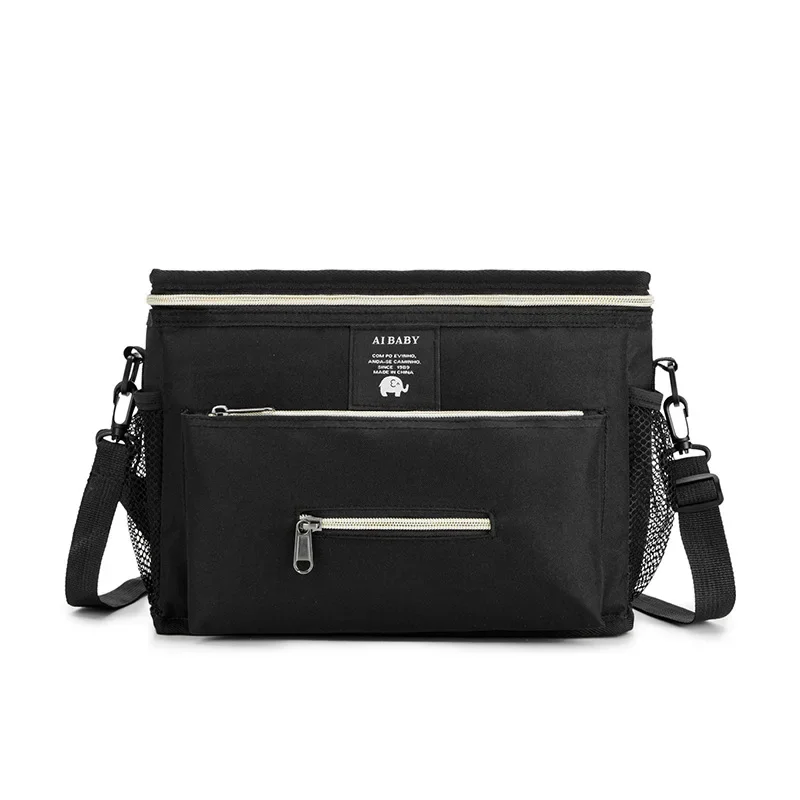 Sac à couches AIBABY étanche multifonctionnel pour bébé sac de voyage avec poches zippées et bandoulière ajust