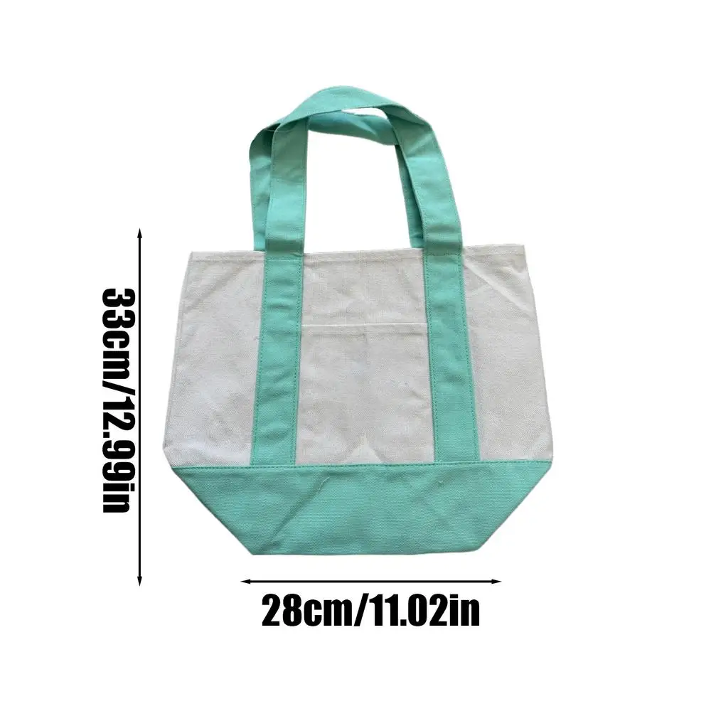 Grand sac fourretout en toile sac à bandoulière minimaliste pour usage quotidien sac à langer réutilisable sty