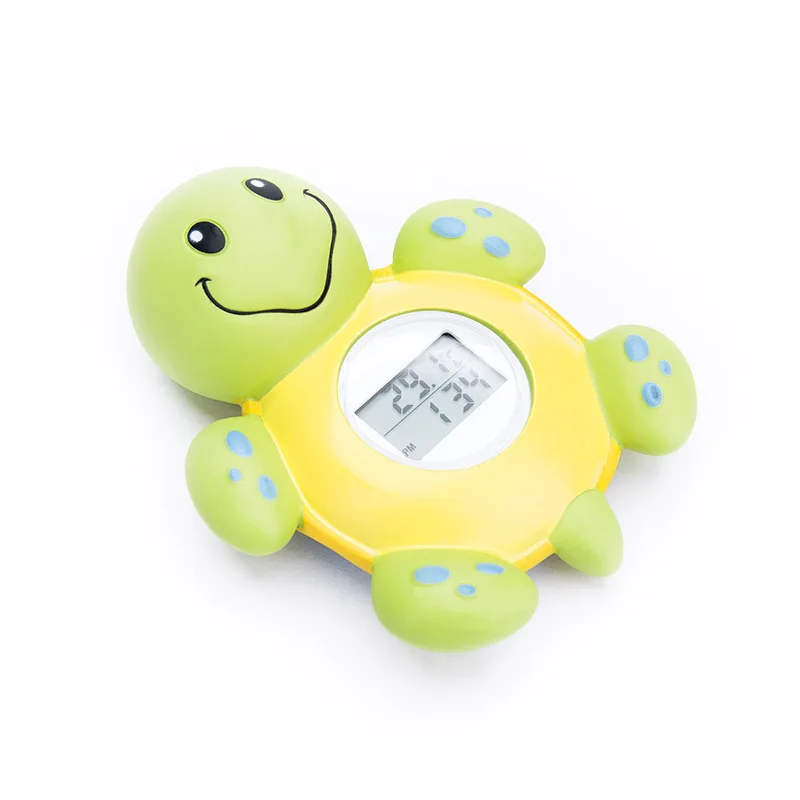 Thermomètre de bain bébé numérique en forme de tortue indicateur de