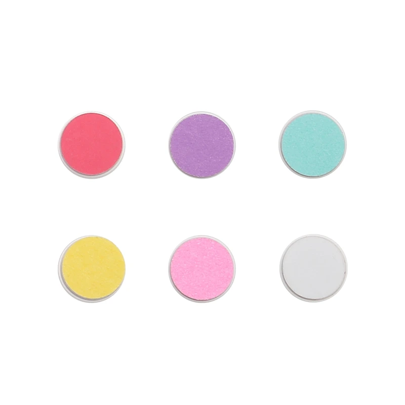 6 Pastilles colorées pour arts créatifs activités manuelles scrapbooking DIY décoration enfants et adultes pac