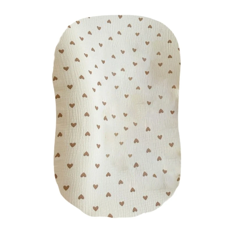 Coussin de Sommeil Amovible pour Bébé Conception Moderne avec Motifs Cœur Doux et Pratique Matériau Hypoallerg