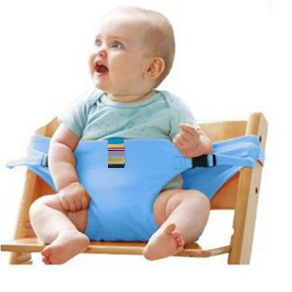 Harnais de siège pour bébé sangle de repas antichute portable pliable