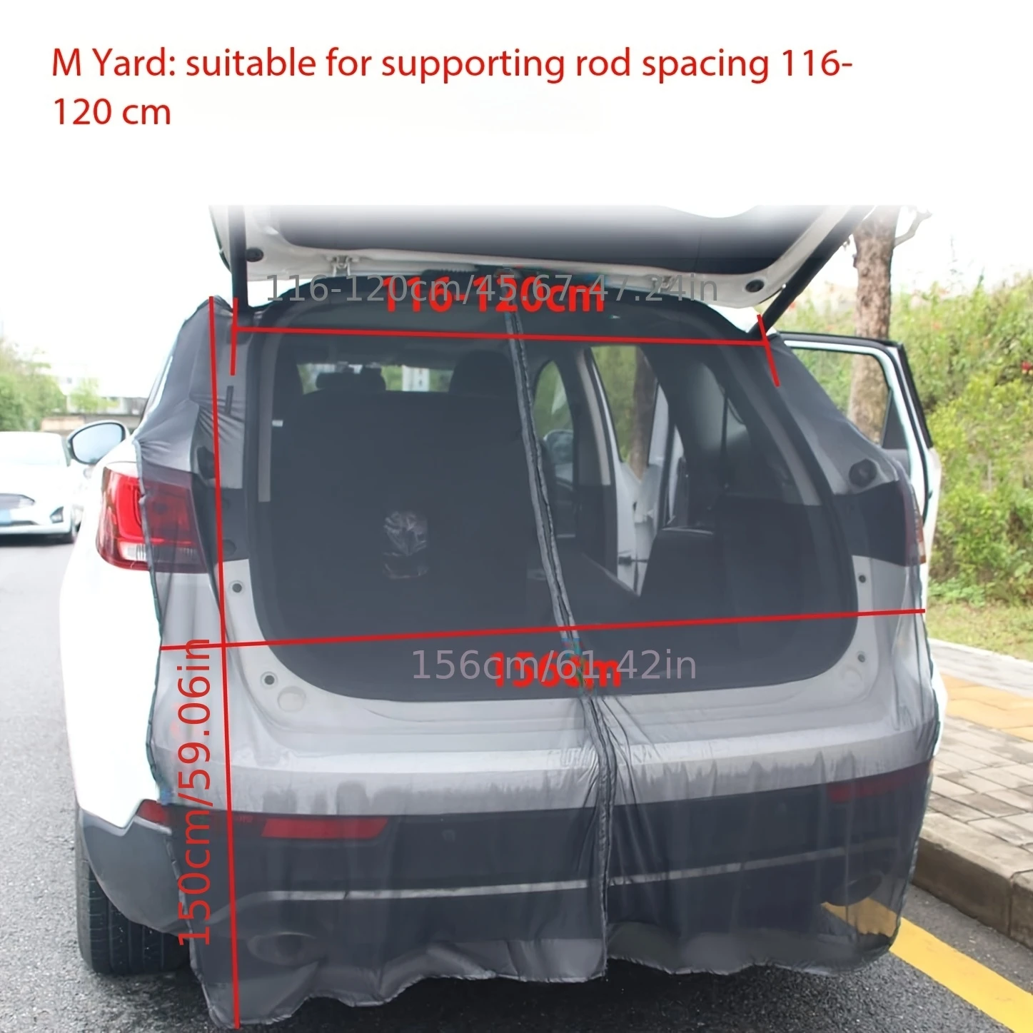Moustiquaire universelle voiture SUV MPV rideau antiinsectes filet fenêtre maille nylon protection été install
