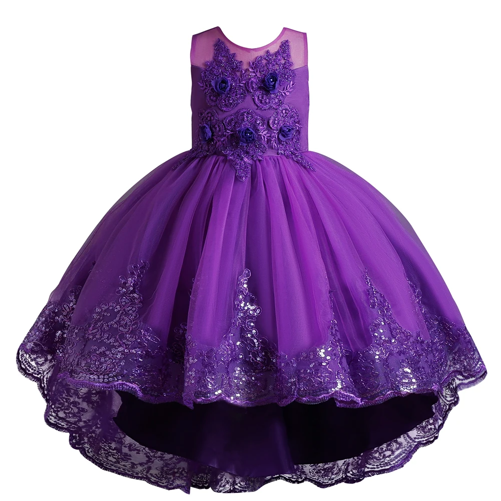 Robe demoiselle d'honneur fille soiree brodee violette 46 ans eleganceoccasionnelleelegance