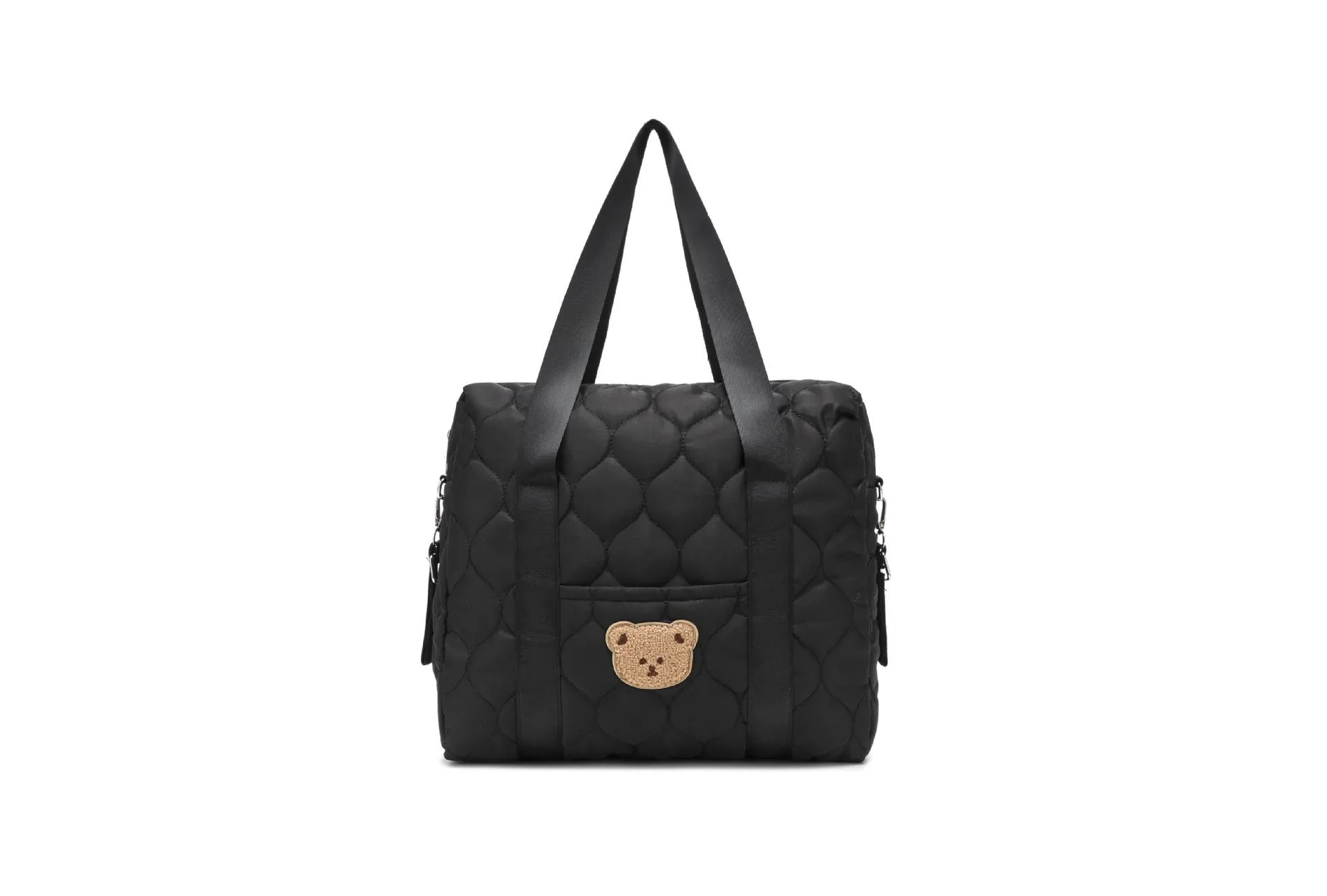 Sac de rangement couches sac à main multifonctionnel grand容量 maman mode coton brodé épaules ajustables compart