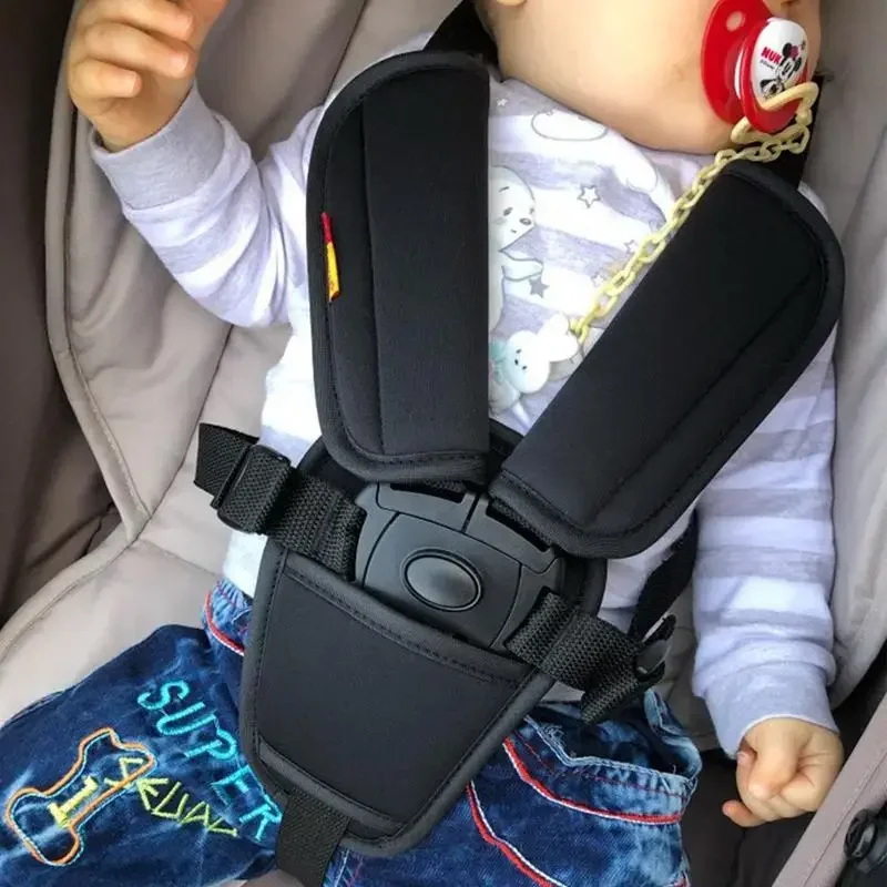 Housses épaules poussette 3 pièces harnais bébé confort sécurité coussin d'épaule doux accessoire poussette ga