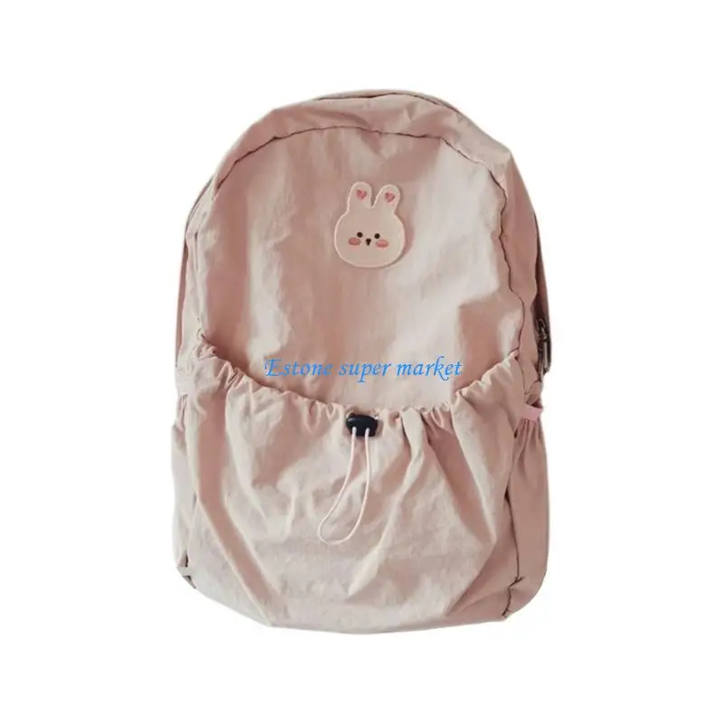 Sac à dos bébé pink rabbit pratique imperméable style épuré poussette portage maternité durable