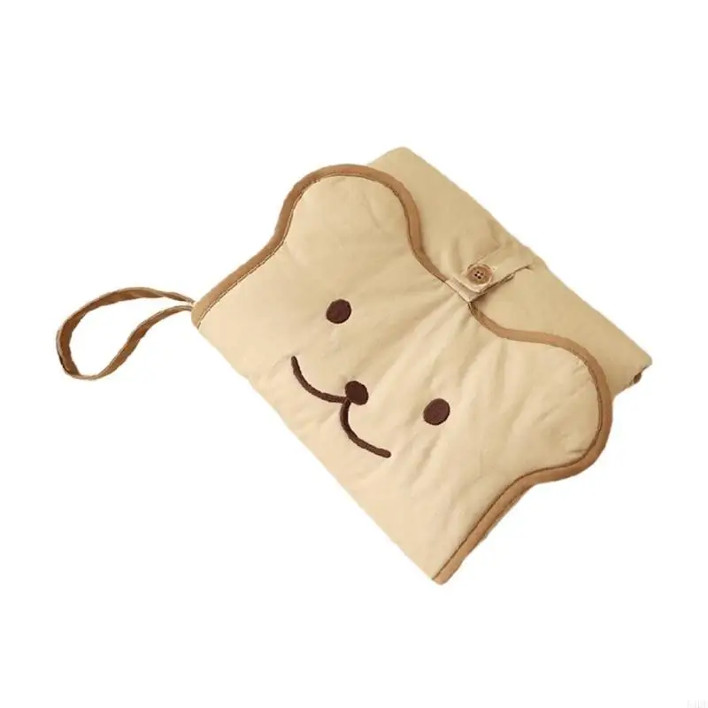 Tapis à langer de voyage portable bébé matelas d'allaitement pliable couverture de lit motif ours easy transpo