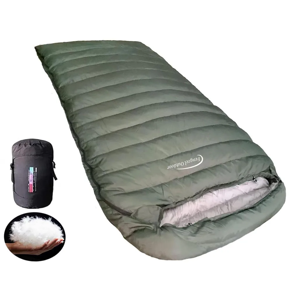 Sac de couchage Fengjazat Outdor camping en plein air double résistant au froid sac de rangement style moderne