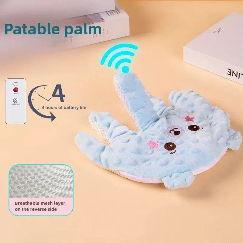 Gant de massage bébé apaisant télécommandé polyester coton respirant