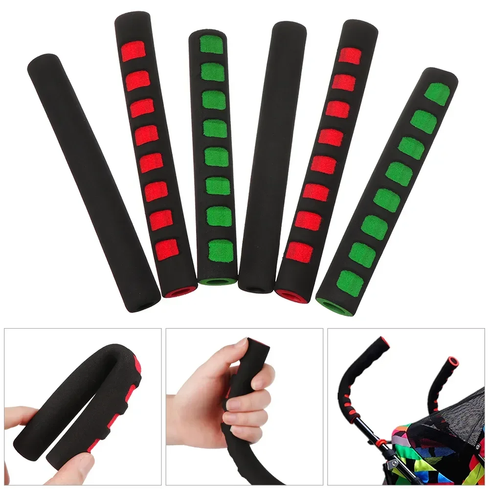 Couverture poignée poussette doux grip revêtement manche chariot bébé EVA foam cushion antidérapant ergonomiqu