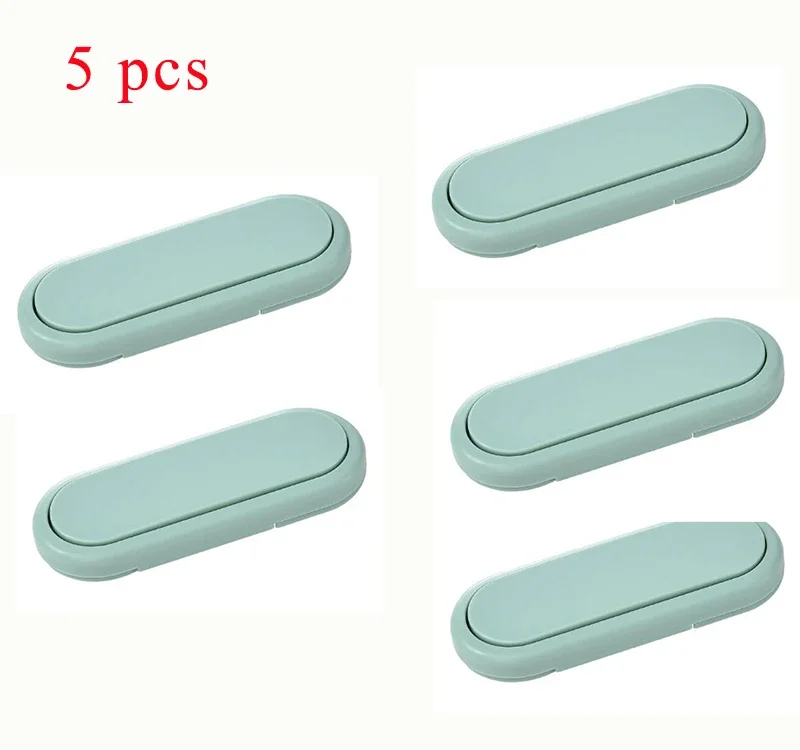 Organisateur de rangement en plastique pour enfants 5 pièces design moderne pastel vert rangement pratique com
