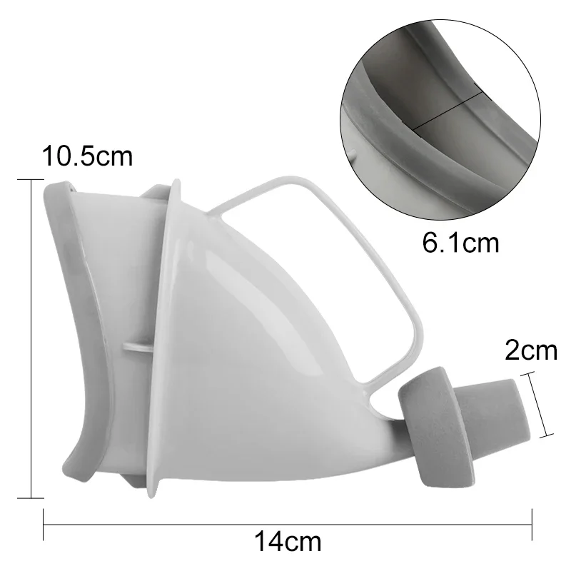 Urinal portable pour homme usage extérieur camping randonnée toilette debout design moderne plastique léger po