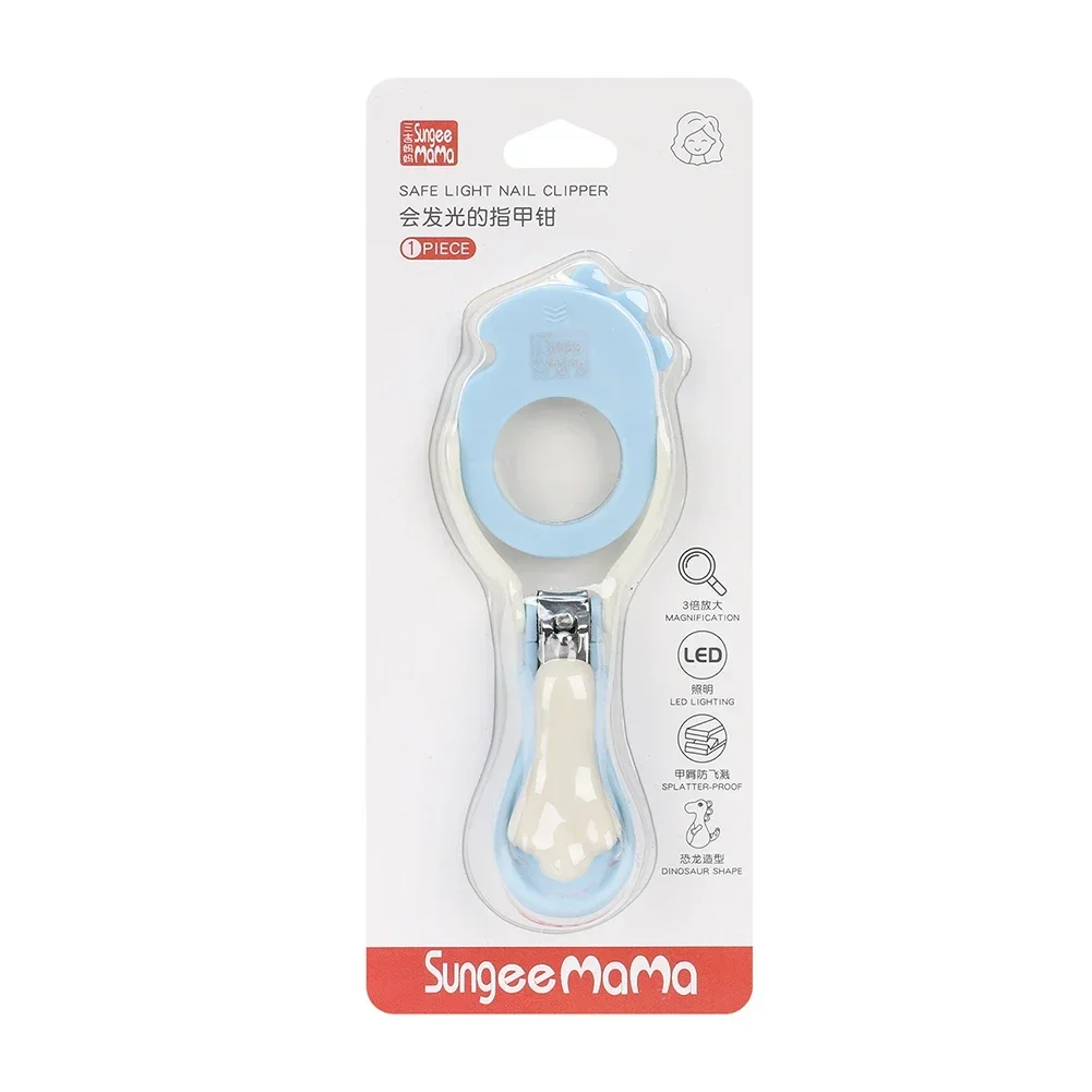 Coupeongles pour enfants avec miroir grossissant lumière LED intégrée