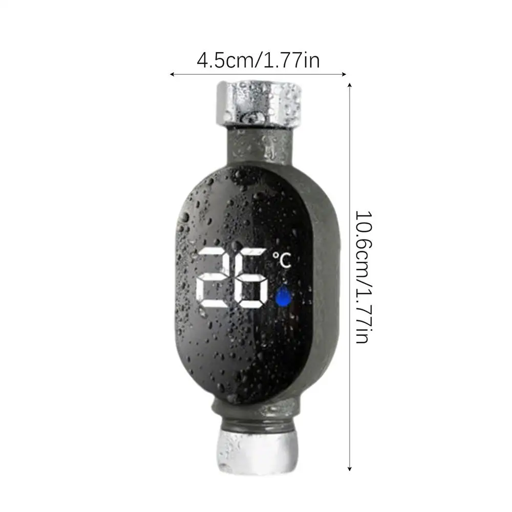 Thermomètre température eau douche bain bébé affichage numérique Led étanche facile à lire pratique pour salle