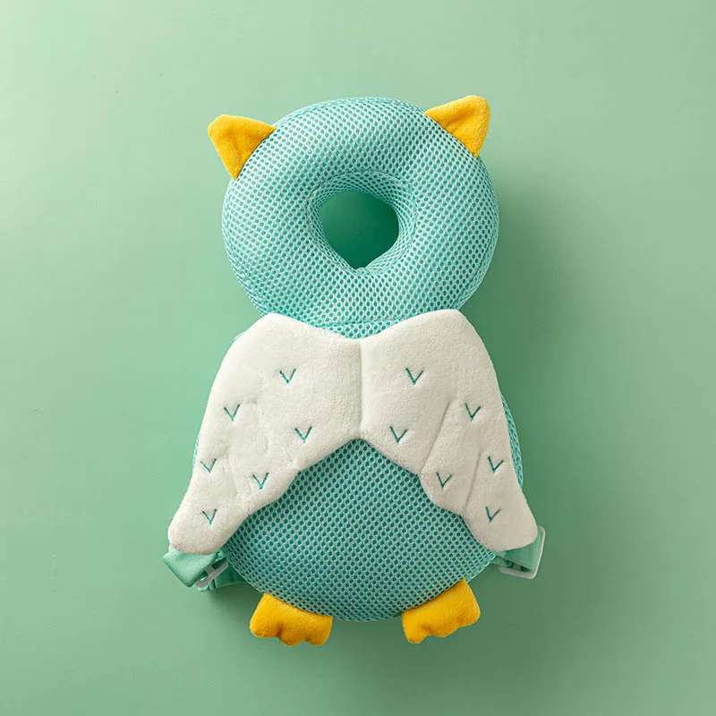 Coussin de voyage pour enfant en forme d'oiseau protection tête et cou doux et respirant idéal pour la voiture