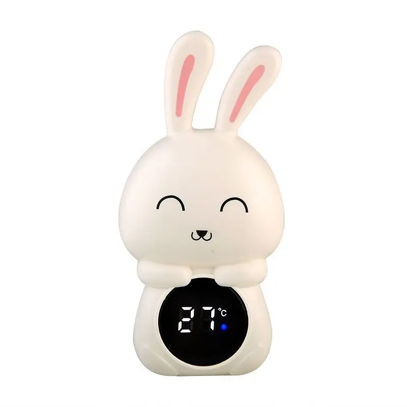 Thermomètre numérique bébé lapin flottant eau bain température sécurité LED affichage 040°C style kawaii desig