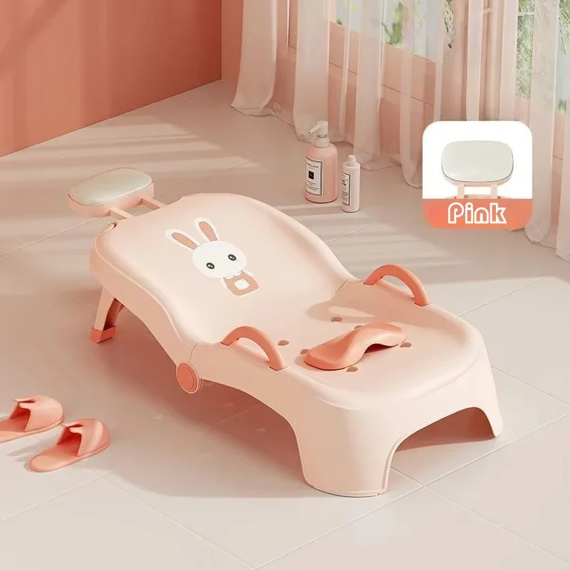 Chaise de Bain Inclinable Pliable pour Bébé Sécurité Confort Design