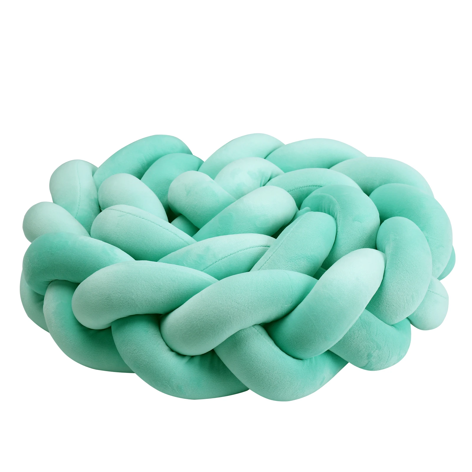 Cushion tressé bébé lit Protecteur parechocs chambre décoration intérieure maternité accessoire bébé 14M couss
