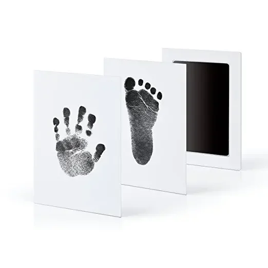 Kit d'empreintes de mains et pieds bébé non toxiques souvenirs tampon