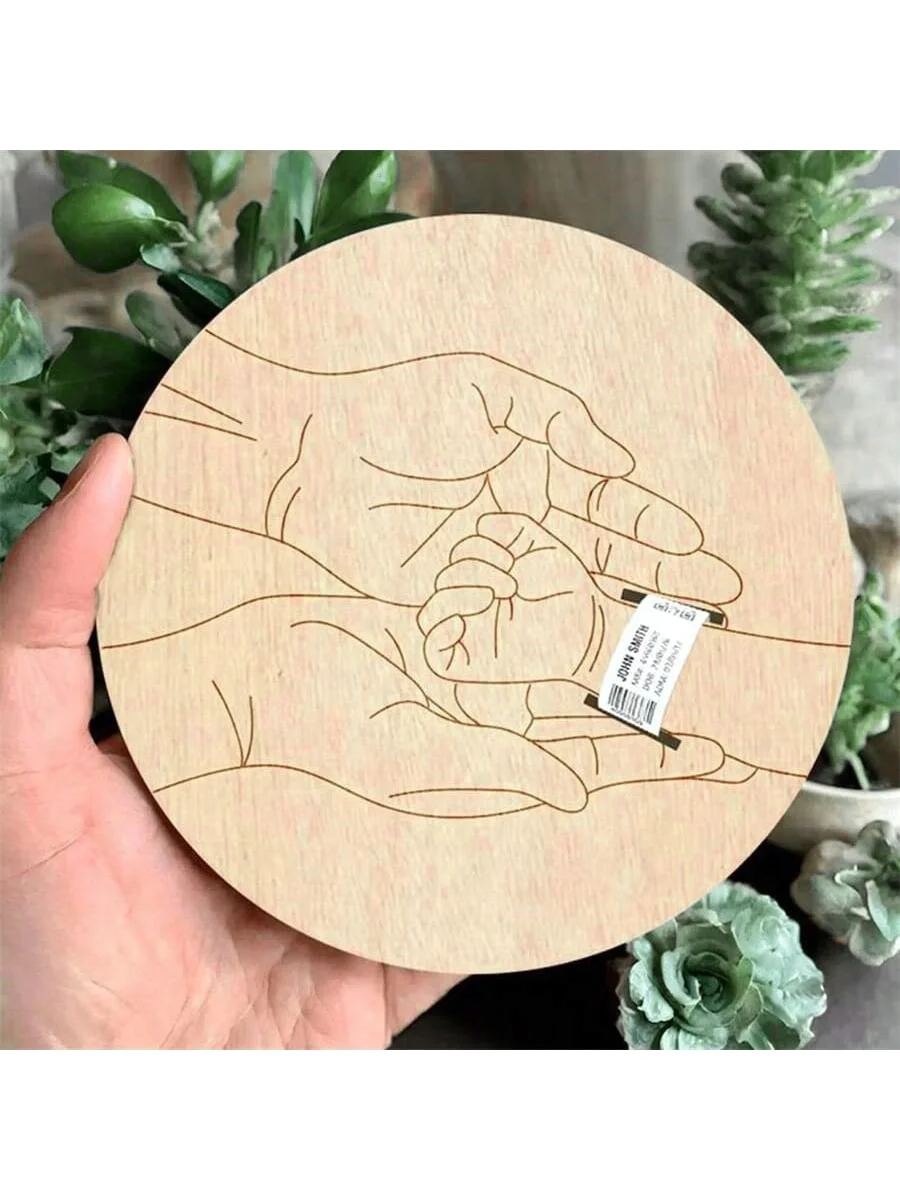 Portesouvenir gravé pour nouveauné cadeau personnalisé bébé bracelet de
