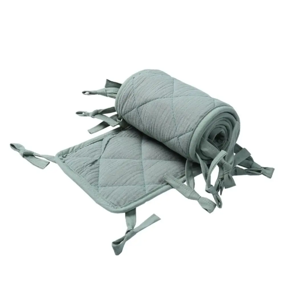Coussin bébé antiglissade en coton coussin chaise avec sangles protection pour nouveauné couleur verte pâle de