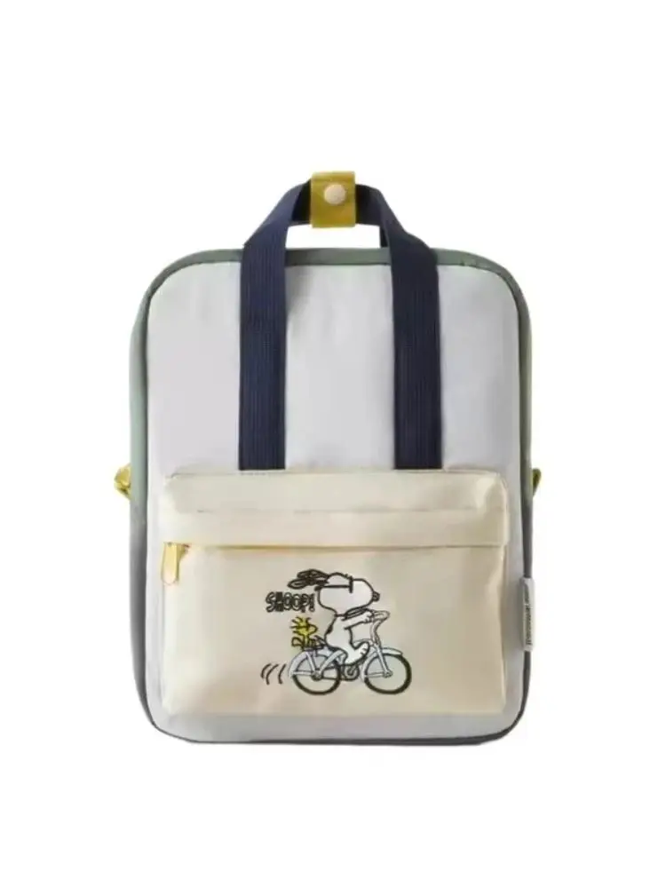 Snoopy sac à dos dessin animé sacoche polyvalent enfant école maternelle étudiant étudiante imperméable pratiq