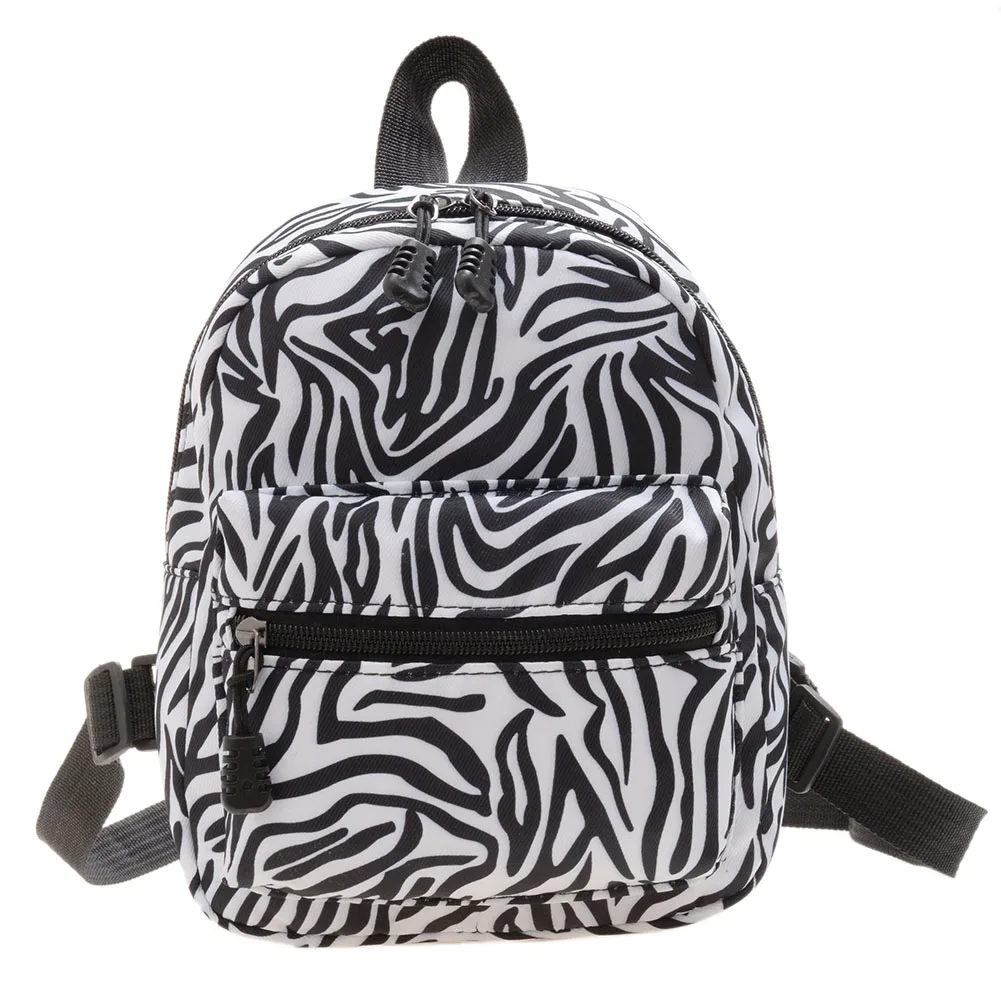 Sac à dos zèbre style moderne pour enfant école voyage portage quotidien design fun compact ajustable matériau