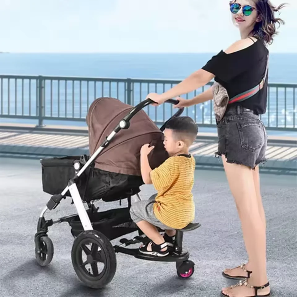 Adapteur poussette pédale planche bébé 36 ans siège amovible roues confortables