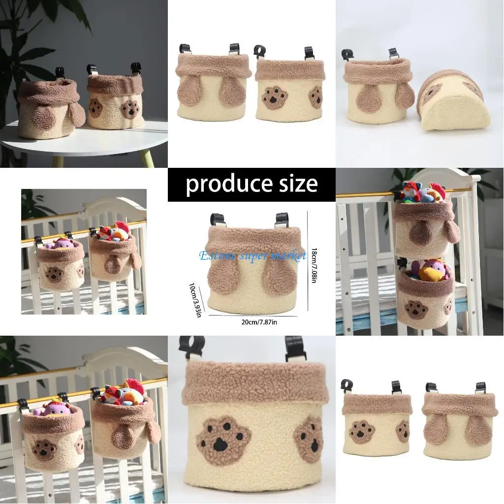 Organisateur bébé suspendu en tissu polyester rangement facile design animal chambre enfant rangement jouets a
