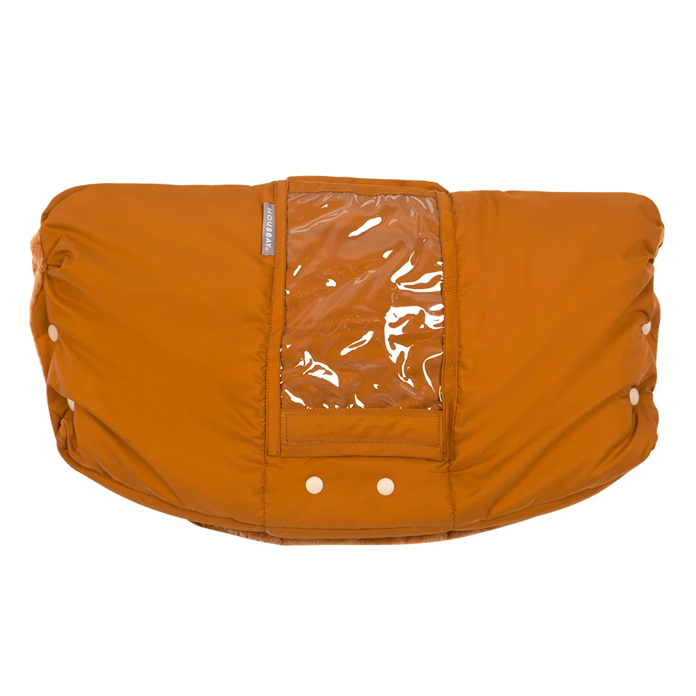 Manteau chien extérieur chaud fourrure polaire transparent fenêtre nylon polyester Rugged Tails