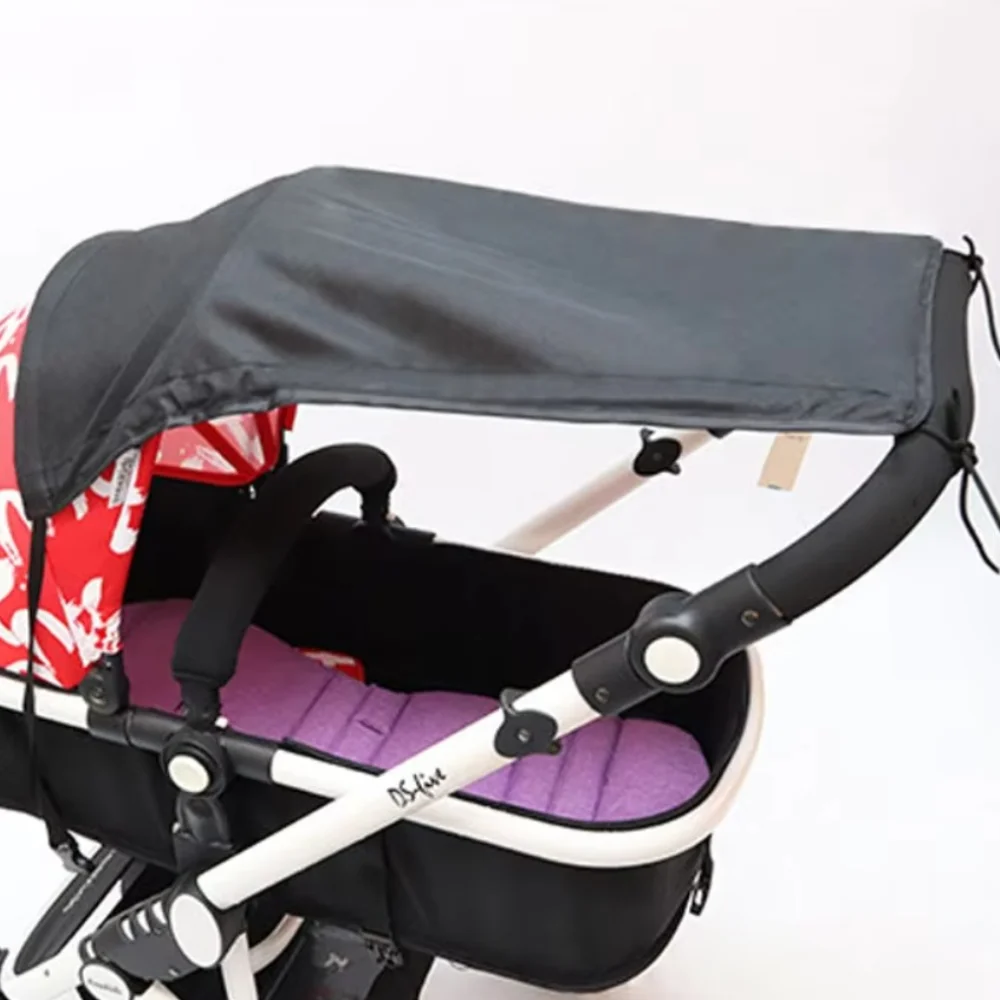 Couverture de paresoleil pour poussette bébé étendue protection UV respirante antiUV étanche visière extérieur