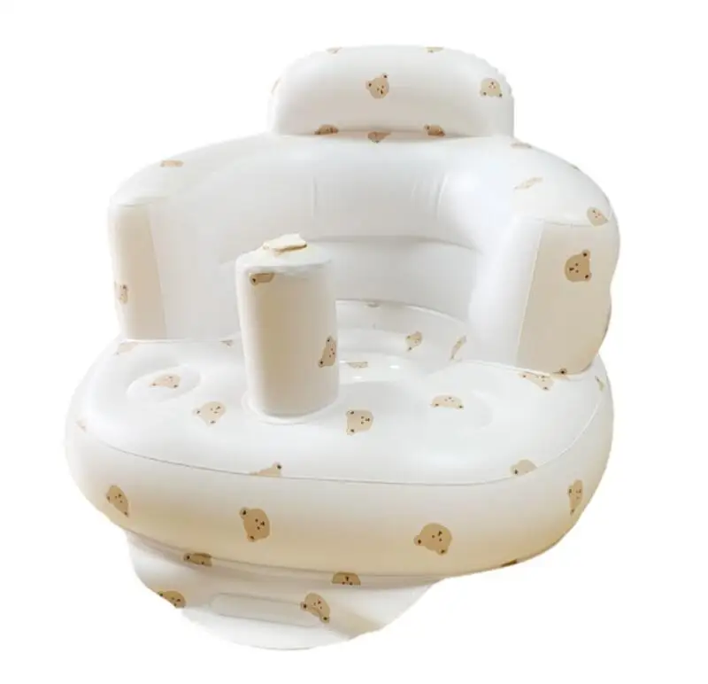 Canapé gonflable portable pour bébé chaise de piscine siège flottant support de dos tabouret de bain antichute