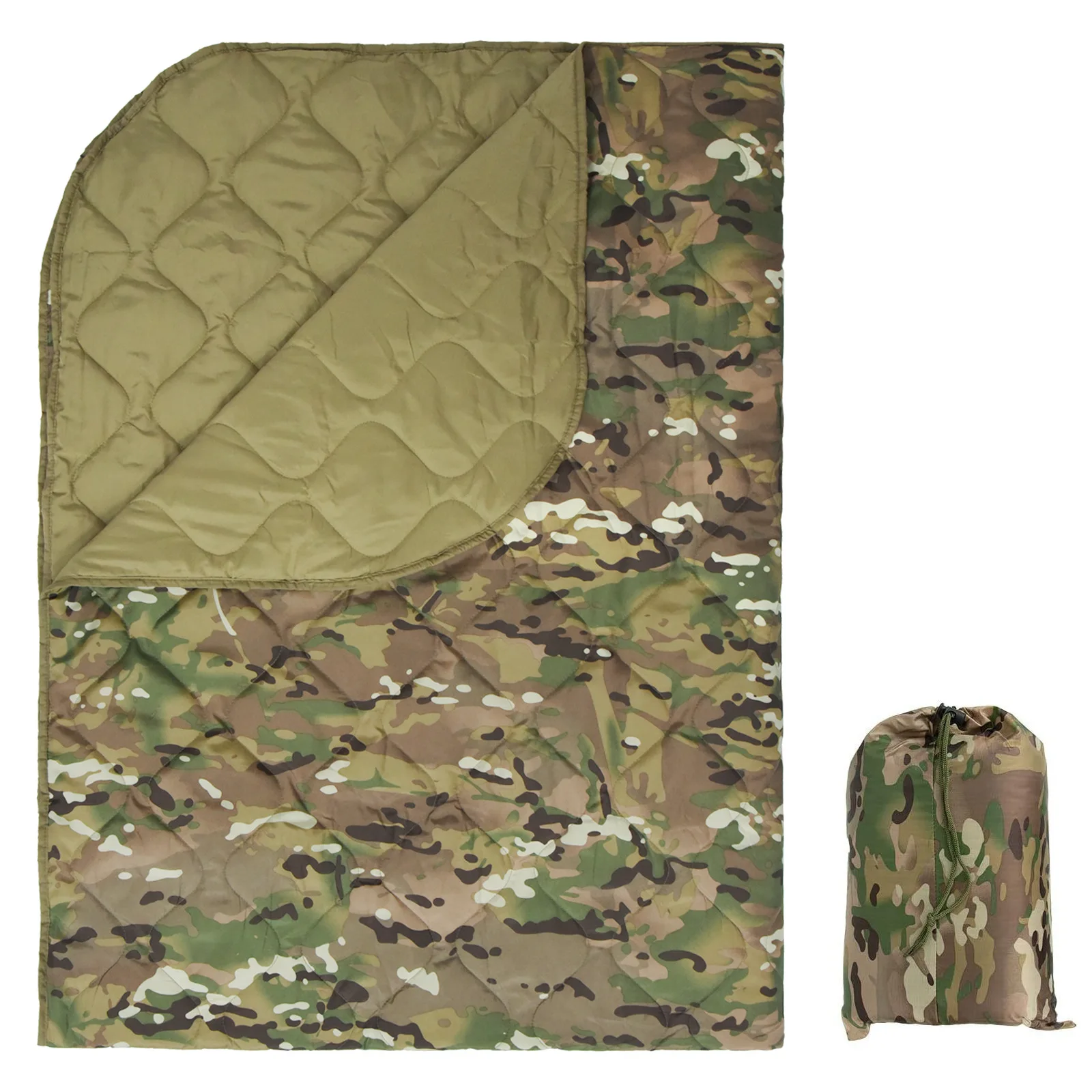 Couverture camping matelassée confortable et portable matelas ultraléger pour bébé camping et voyage 150x200cm