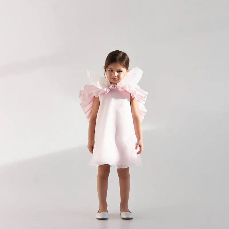 Robe Tutu à Volants pour Bébé Fille Tenue Princesse Élégante Matière Douce Occasions Spéciales Anniversaire et