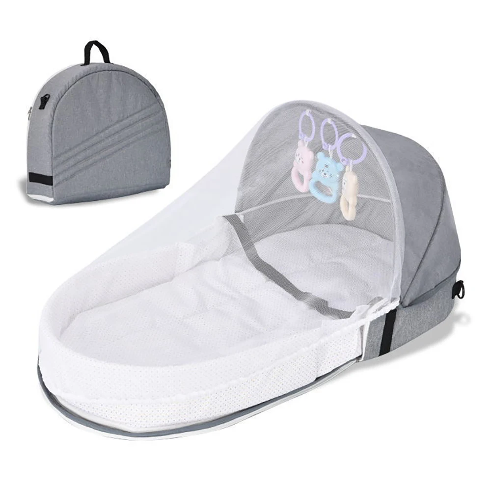 Berceau pliable bébé portable moustiquaire sac à dos voyage parc nouveauné 212 mois lit multifonction jouets