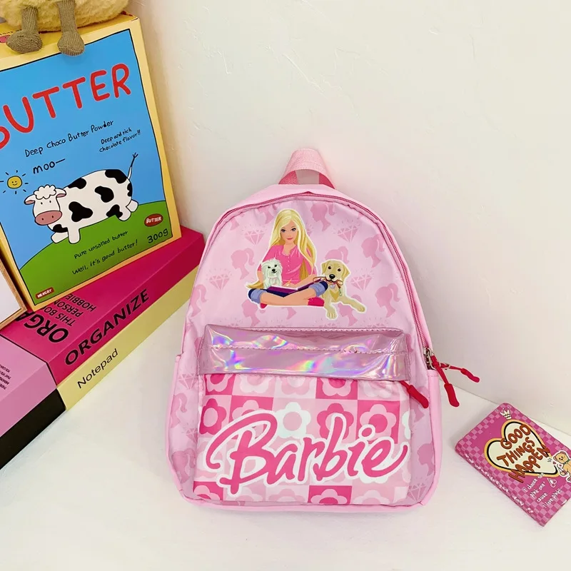 Sac à dos école Barbie pour enfants 35 ans style poupée garçon fille résistant sécuritaire coloré en nylon idé